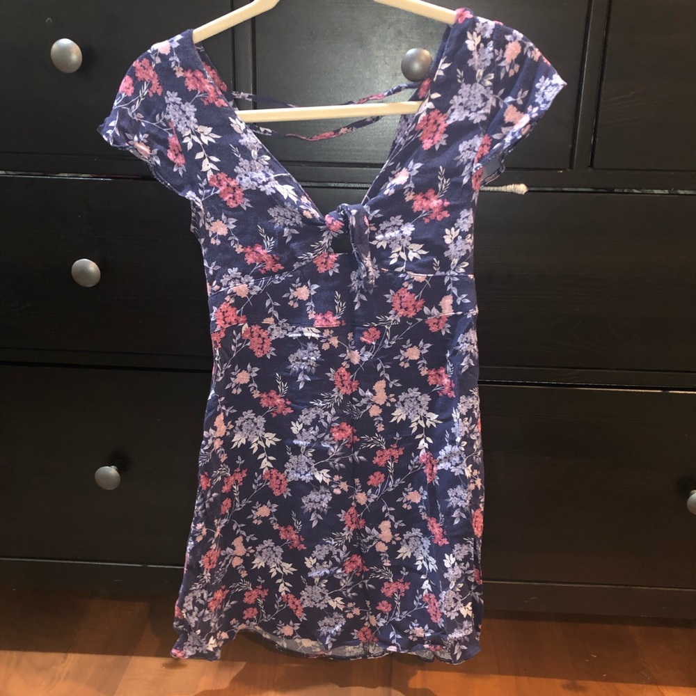 Floral Print Mini Dress